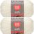 Spinrite Red Heart Soft Yarn Off White Pack of 2 Skein