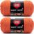 Spinrite Red Heart Super Saver Yarn Carrot Pack of 2 Skein