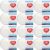 Spinrite Red Heart Soft Baby Steps Yarn White Pack of 12 Skein