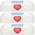 Spinrite Red Heart Soft Baby Steps Yarn White Pack of 3 Skein