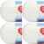 Spinrite Red Heart Soft Baby Steps Yarn White Pack of 4 Skein