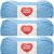 Spinrite Red Heart Soft Baby Steps Yarn Baby Blue Pack of 3 Skein