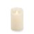 Flameless Candle Vanilla Scented Ivory Wax Classic Pillar 6 Inch Ivory