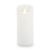 Flameless Candle White Wax Unscented Pillar 6 Inches