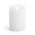 Flameless Candle Unscented White Wax 360 Pillar 4 Inch