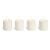 Flameless Rechargeable Tea Lights Unscented White