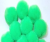 Pom Poms Neon Green 0.75 Inch