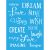 DecoArt Americana Stencil Inspirational Words 6 x 8 Inches