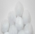 Pom Poms White 1.5 Inches