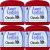 Spinrite Aunt Lydia's Classic Crochet Thread Size 10 Cardinal 1 Pack of 4 Piece