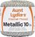 Spinrite Aunt Lydia's Metallic Crochet Thread Size 10 Silver & Silver 1 Pack of 12 Piece