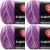 Spinrite Red Heart Super Saver Yarn Purple Tone Pack of 4 Skein