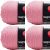 Spinrite Red Heart Super Saver Yarn Perfect Pink Pack of 4 Skein