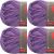 Spinrite Red Heart Soft Yarn Plummy Pack of 4 Skein
