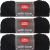 Spinrite Red Heart With Love Yarn Black Pack of 3 Skein