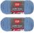 Spinrite Red Heart With Love Yarn Bluebell Pack of 2 Skein