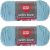 Spinrite Red Heart With Love Yarn Iced Aqua Pack of 2 Skein