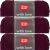 Spinrite Red Heart With Love Yarn Merlot Pack of 3 Skein