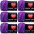 Spinrite Red Heart Super Saver Yarn Grape Fizz Pack of 6 Skein