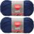 Spinrite Red Heart Soft Yarn Royal Blue Pack of 2 Skein