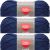 Spinrite Red Heart Soft Yarn Royal Blue Pack of 3 Skein