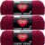 Spinrite Red Heart Super Saver Yarn Burgundy Pack of 3 Skein