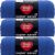 Red Heart Super Saver Yarn Royal Pack of 3 Skein