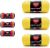 Spinrite Red Heart Super Saver Yarn Favorite Stripe and Bright Yellow Pack of 6 Skein