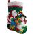 Plaid Bucilla Felt Stocking Applique Kit 18 inches Long Santa and Snowman