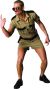 Reno 911 Dangle Costume Brown Standard
