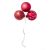 Seasonal Floral Red Christmas Ornament Pick