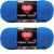 Spinrite Red Heart Super Saver Yarn Blue Pack of 2 Skein