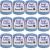 Spinrite Aunt Lydia's Classic Crochet Thread Size 10 Delft 1 Pack of 12 Piece