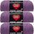 Spinrite Red Heart Super Saver Yarn Medium Purple Pack of 3 Skein