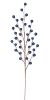 Royal Blue Berry Spray 4.75 X 17.75 Inches