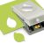 Ek Tool Large Tag Punch Green Leaf 1.5 Inches