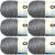 Spinrite Caron Simply Soft Heathers Yarn Grey Heather Pack of 6 Skein