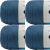 Spinrite Caron Simply Soft Solids Yarn Country Blue Pack of 4 Skein