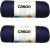 Spinrite Caron Simply Soft Solids Yarn Dark Country Blue Pack of 2 Skein