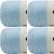 Spinrite Caron Simply Soft Solids Yarn Soft Blue Pack of 4 Skein
