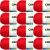 Spinrite Caron Simply Soft Solids Yarn Red Pack of 12 Skein