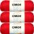Spinrite Caron Simply Soft Solids Yarn Red Pack of 3 Skein