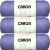 Spinrite Caron Simply Soft Solids Yarn Lavender Blue Pack of 3 Skein