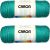 Spinrite Caron Simply Soft Solids Yarn Cool Green Pack of 2 Skein