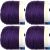 Spinrite Caron Simply Soft Solids Yarn Purple Pack of 4 Skein