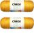 Spinrite Caron Simply Soft Solids Yarn Gold Pack of 2 Skein