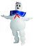Ghostbusters Inflatable Stay Puft Marshmallow Man Costume White Standard