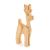 Wood Reindeer Standing Dimensional Unfinished 6 Inches