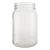 Gray Mercury Glass Mason Jar 5.5 Inches