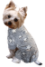 Fashion Pet Shiny Star Pjs Gray L